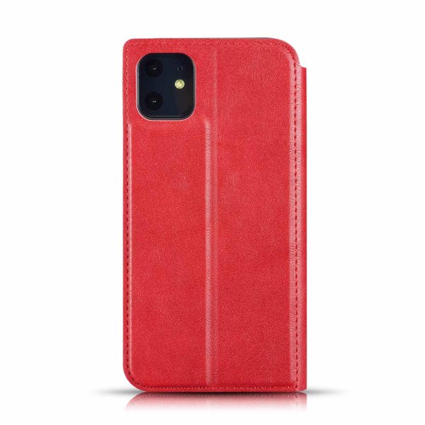 iPhone 11 Pro - Retro Stilrent Plånboksfodral Röd