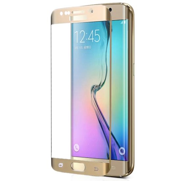 Samsung S6 Edge - ProGuard EXXO-Skärmskydd 3D (HD-Clear) Curved Svart