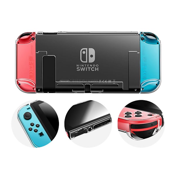 Skyddande Nintendo Switch TPU Skal Genomskinlig