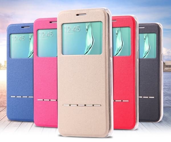 Samsung Galaxy J7 (Modell 2017) - Praktiskt Smartfodral Vit