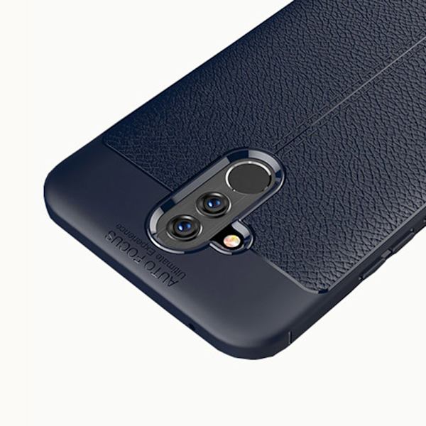 Praktiskt Silikonskal från Auto Focus - Huawei Mate 20 Lite Svart