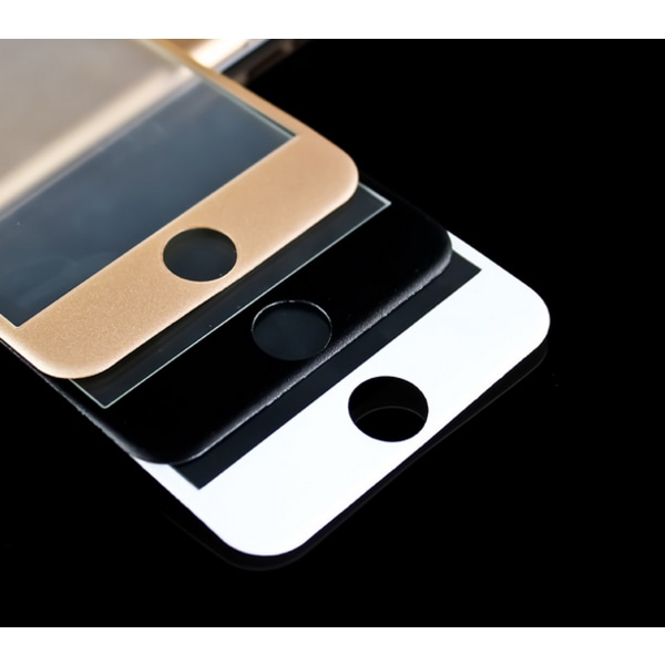 iPhone 7 2-PACK Näytönsuoja 3D 9H kehys 0,2mm HD-Clear Svart Svart