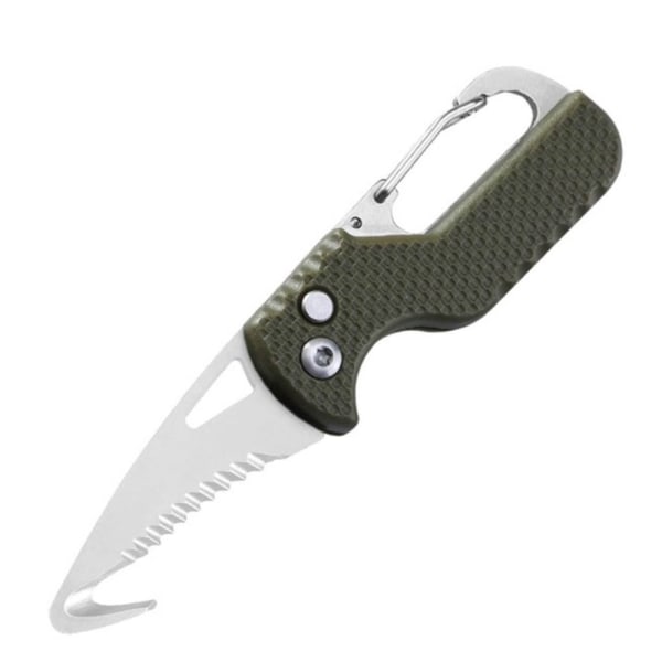 Praktiskt Multifunktionell Utf�llbar Fickkniv Militärgrön/Silver
