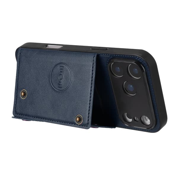 iPhone 17 Pro Max Magnetiskt Kortfacksskal med Ställfunktion Röd