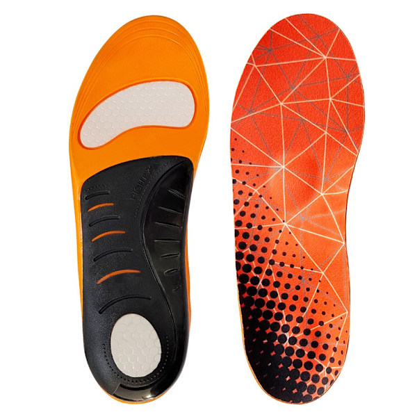 Stötdämpande Inläggssulor för Aktiva Dagar Orange XL