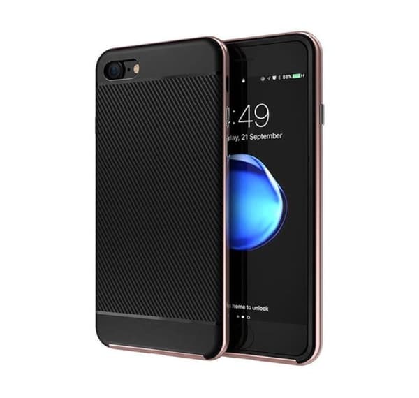 iPhone 7 - Stilrent Stötdämpande skal - DUBBELT SKYDD Blå