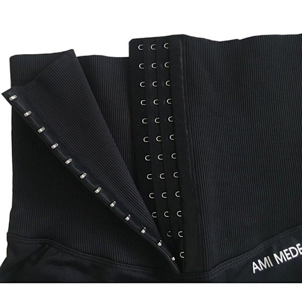 AMI MEDEA Dam Tights med hög midja Grå XL