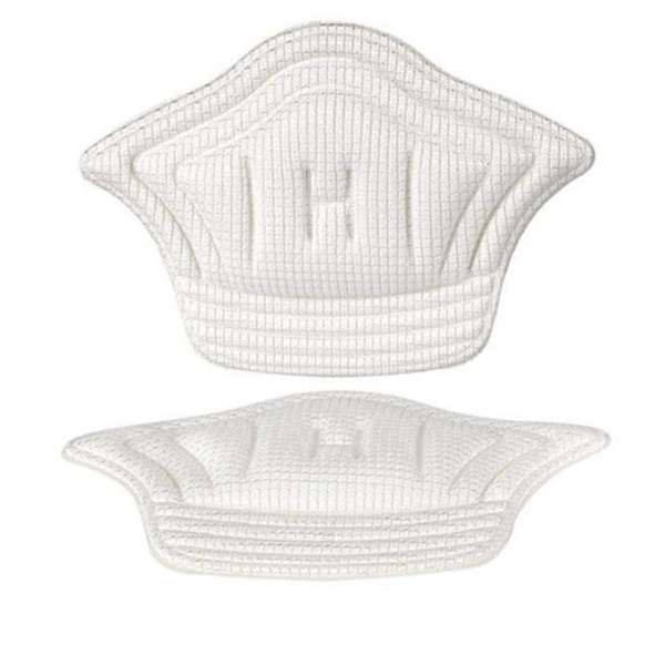 1-Par Bekväma Mjuka Hälinlägg Svart 1cm