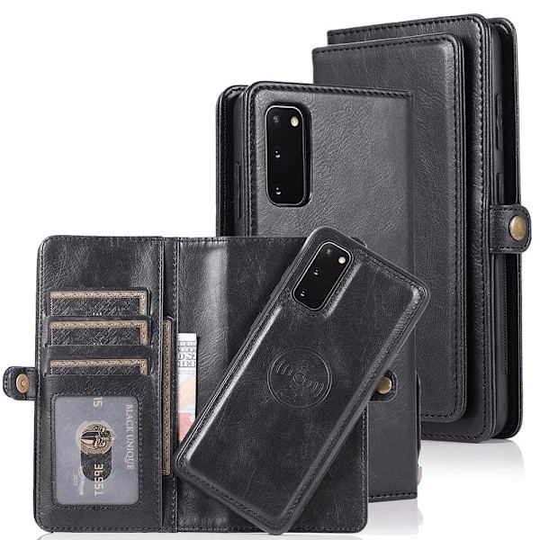 Samsung Galaxy S20 FE - Stilfuldt 2-1 Wallet etui Svart