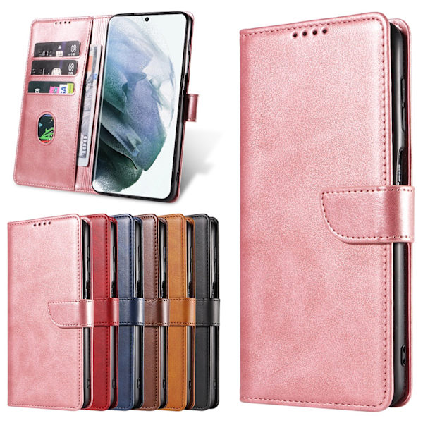 Samsung Galaxy S23 Ultra - Plånboksfodral Roséguld