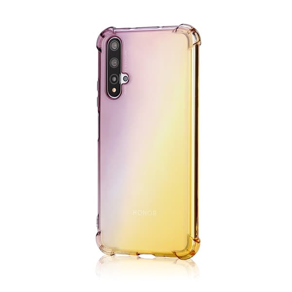 Huawei Nova 5T - Stöttåligt Silikonskal Transparent