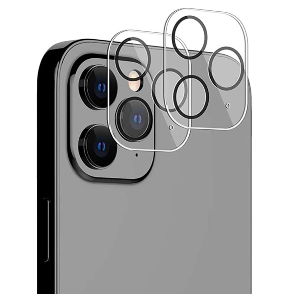 3-PACK iPhone 12 Pro Max højkvalitets kameralinsecover Transparent/Genomskinlig