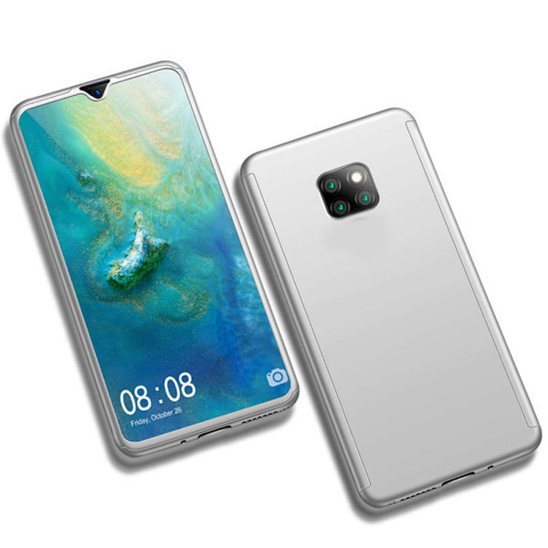 Elegant Skyddande (FLOVEME) Fodral - Huawei Mate 20 Pro Silver