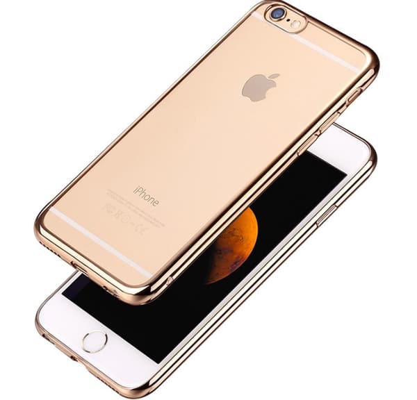 iPhone 6/6S - Stilrent Silikonskal från LEMAN Silver