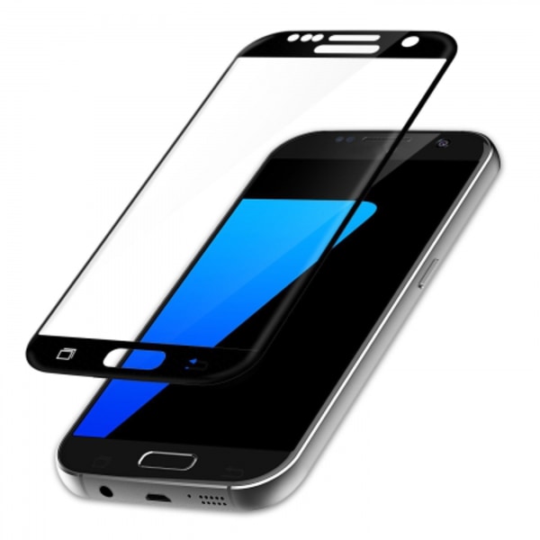 Samsung Galaxy S7 - HeliGuard (3-PACK) Skärmskydd med Ram (HD) Svart