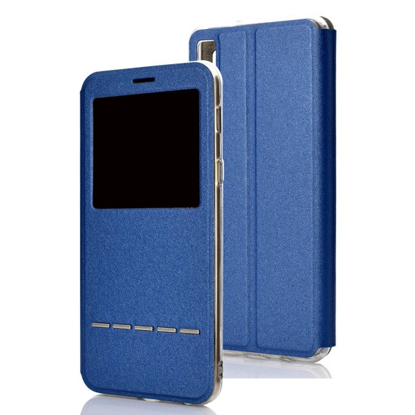 Samsung Galaxy A7 2018 - Stilsäkert Fodral (Svarsfunktion) Rosaröd Rosaröd