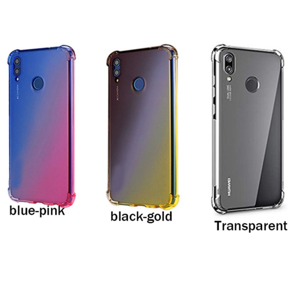 Huawei P20 Lite - Floveme's Effektfulla Silikonskal Blå/Rosa