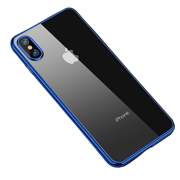Tyylikäs silikonisuojakuori - iPhone XS Max Blå
