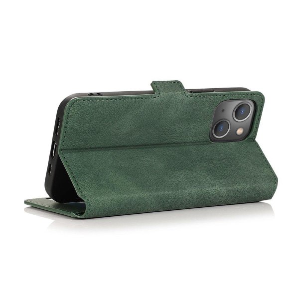 iPhone 13 - Elegant praktisk lommebokveske FLOVEME Mörkgrön
