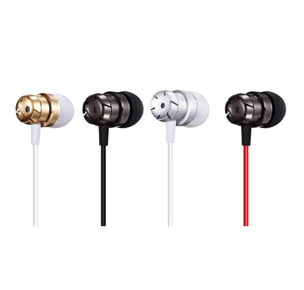 In-ear Hörlurar Hurricane Silver Silver