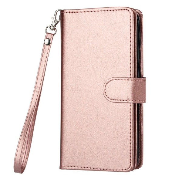 Samsung Galaxy Note 20 - Stilrent Robust 9-Korts Plånboksfodral Roséguld
