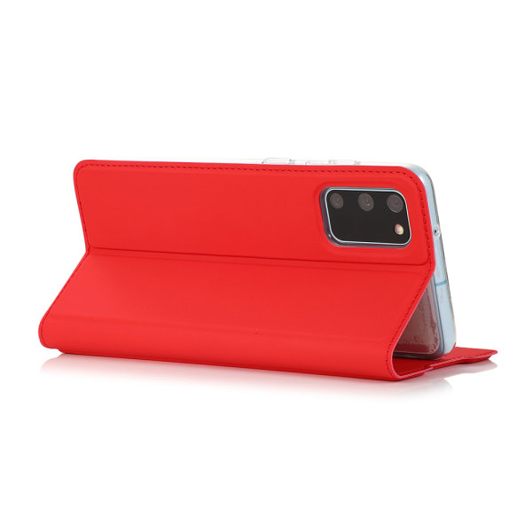 Samsung Galaxy S20 - Ainutlaatuinen käytännöllinen lompakkokotelo Röd