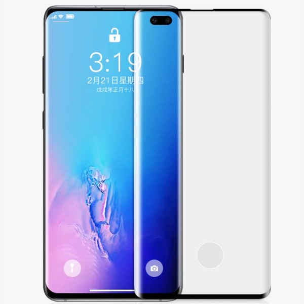 2-PACK Samsung Galaxy S10 Skärmskydd CASE-Friendly HD-Clear Transparent/Genomskinlig