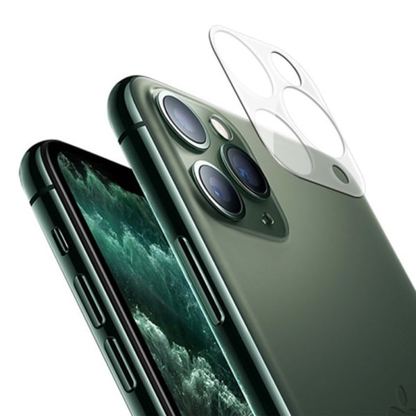 iPhone 11 Pro Max bakkamera linsebeskyttelse 9H 2.5D fulldeksel Transparent/Genomskinlig