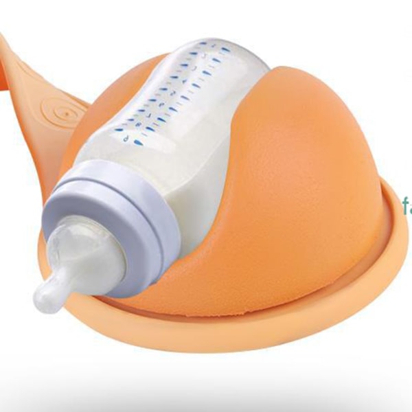 Praktisk sikker babyflaskeholder Orange