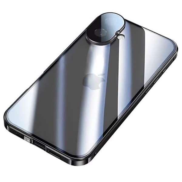 iPhone 16 - Stilrent Magnetiskt Dubbelsidigt Skal Guld