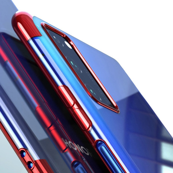 Huawei P40 Pro - Praktisk stilfuldt cover med ringholder Blå