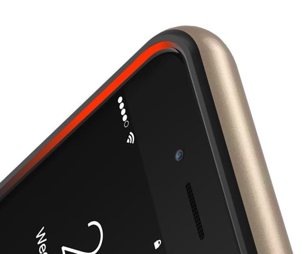 iPhone 8 PLUS - Stötdämpande HYBRID Karbonskal FLOVEME (ORGINAL) Grå