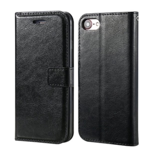 iPhone 7 PLUS Elegant Wallet Cover fra FLOVEME Svart