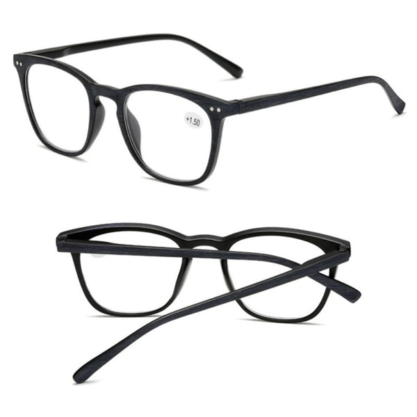 Elegante læsebriller med styrke UNISEX Mörkblå +3,0