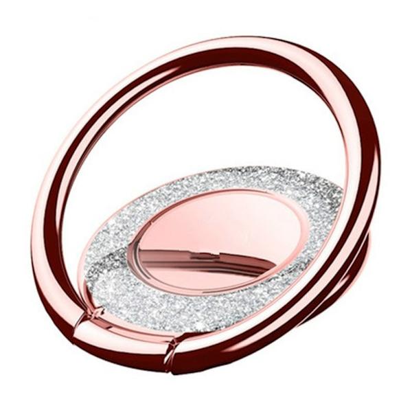 Eksklusiv Glitter diamantringholder Röd