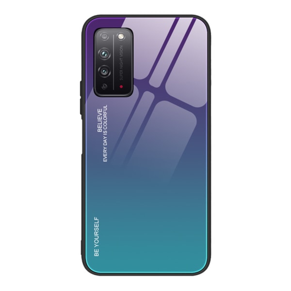 Huawei P40 - Genomtänkt Nkobee Skyddsskal Blå/Rosa