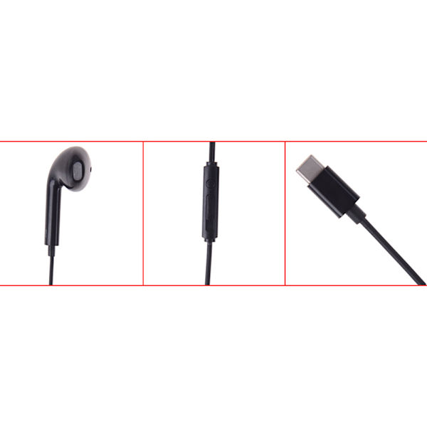 Stilrena In-Ear Type-C Hörlurar Vit
