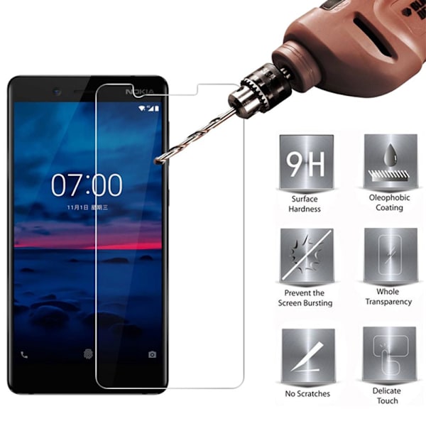 Nokia 3.1 Plus Sk�rmskydd Standard 0,3mm Transparent/Genomskinlig