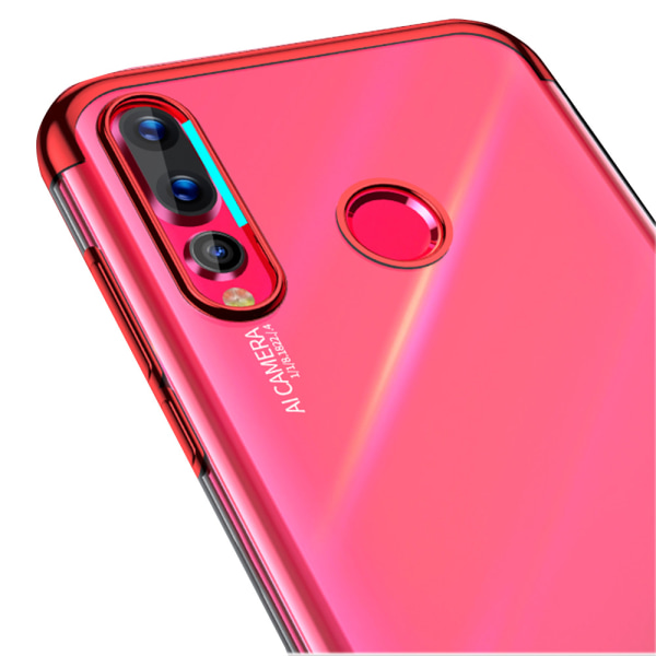 Huawei Honor 20 Lite - Stødabsorberende Floveme Silikone Cover Röd