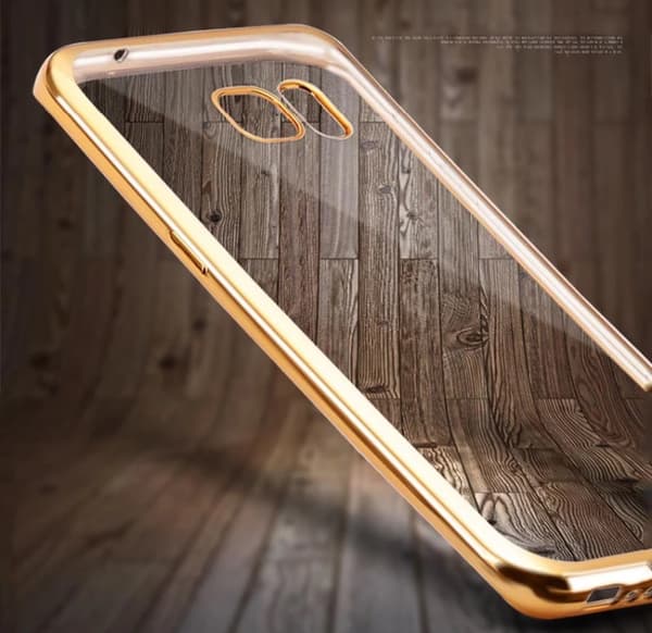 Samsung Galaxy S7 Edge - Stilrent Silikonskal från LEMAN Grå