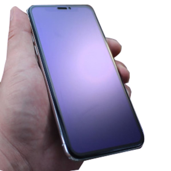 iPhone X Anti Blue-Ray Anti-Fingerprints Skjermbeskytter 2,5D 0,3mm Transparent/Genomskinlig