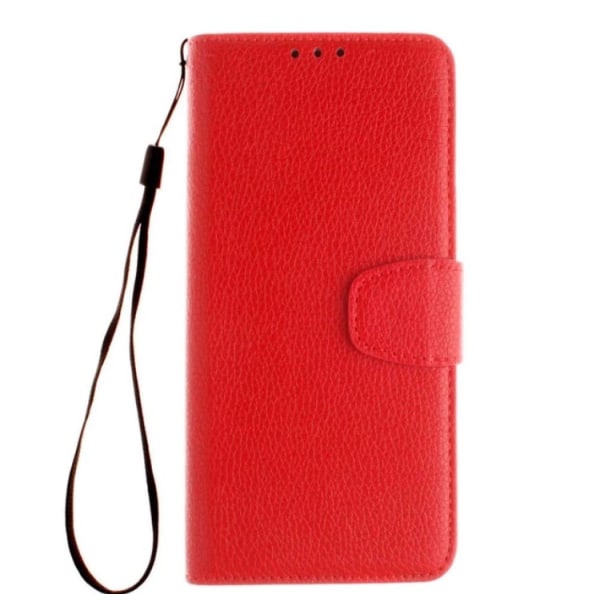 Huawei P10 Lite - Stilrent Plånboksfodral från NKOBEE Röd