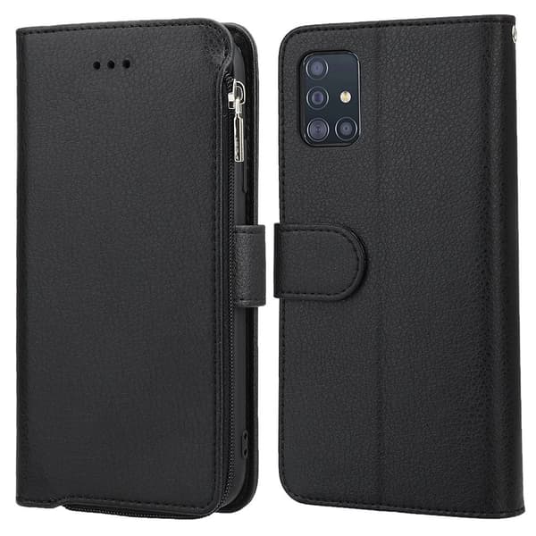 Samsung Galaxy A71 - Effektivt stilfuldt pungcover Grön