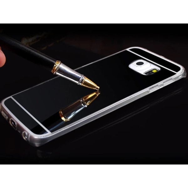 Samsung Galaxy S6 Edge - "Vintage" från LEMAN med Spegeldesign Silver