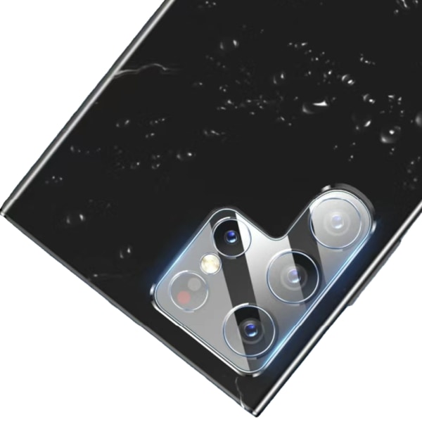 3-PAKKET Samsung Galaxy S22 Ultra kameralinsedeksel Standard HD Transparent