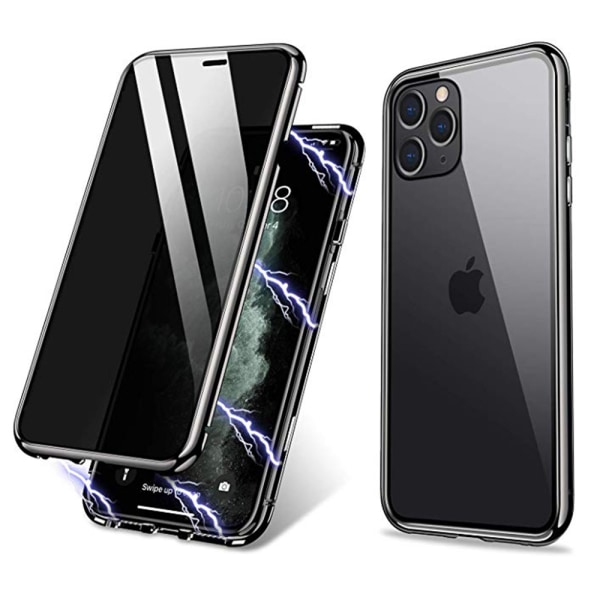 iPhone 11 Pro Max - Skyddande Heltäckande Magnetiskt Skal Svart