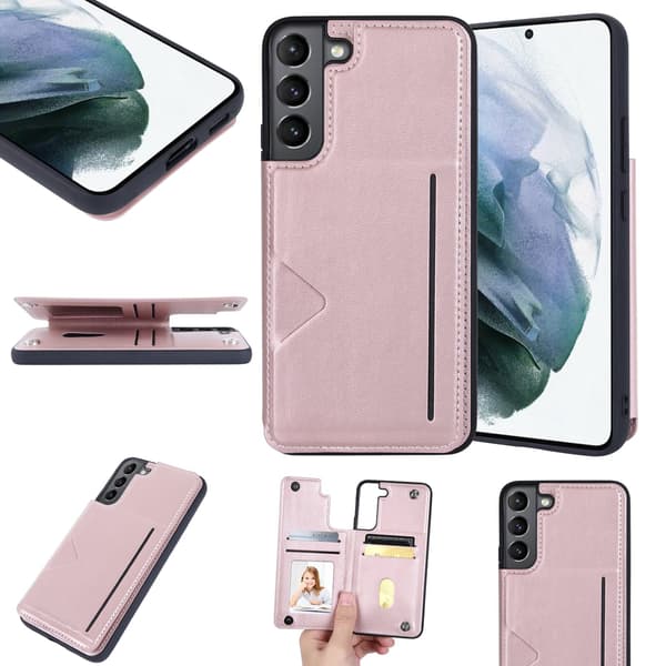 Samsung Galaxy - Skal med Korthållare Mörkblå S23 Plus