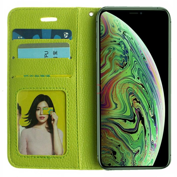 iPhone 11 Pro - Slittåligt Plånboksfodral Grön