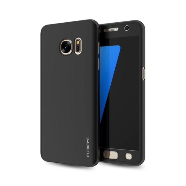 Praktisk beskyttelsesdeksel for Galaxy S8 (2 deler) Blå
