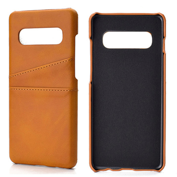 Skal med kortfack i VINTAGE-utförande för Samsung Galaxy S10 Grå